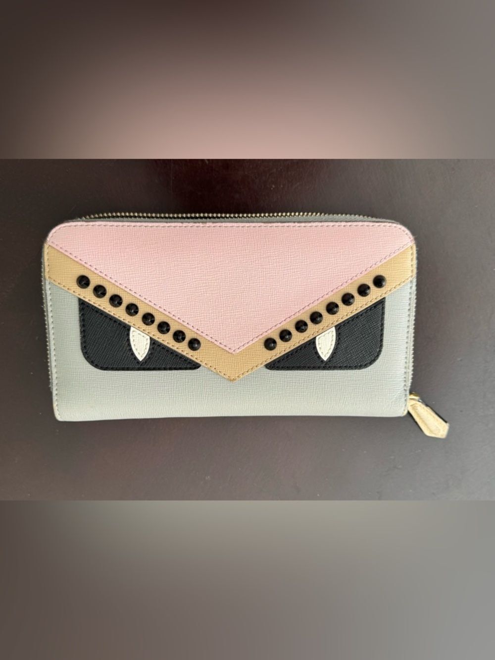 Fendi Vitello Multicolor
Monster Leather Wallet